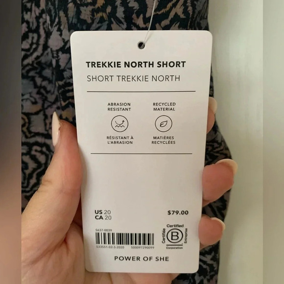 NWT Athleta Trekkie  North Shorts - Picture 3 of 8